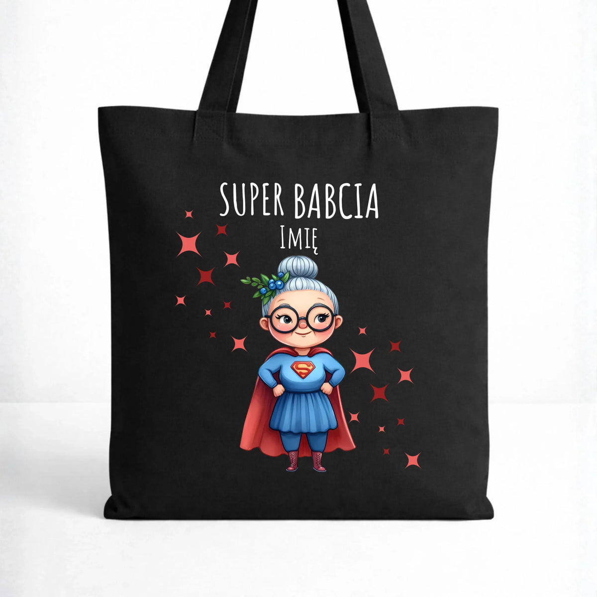Torba dla babci - Super Babcia - personalizowana B02