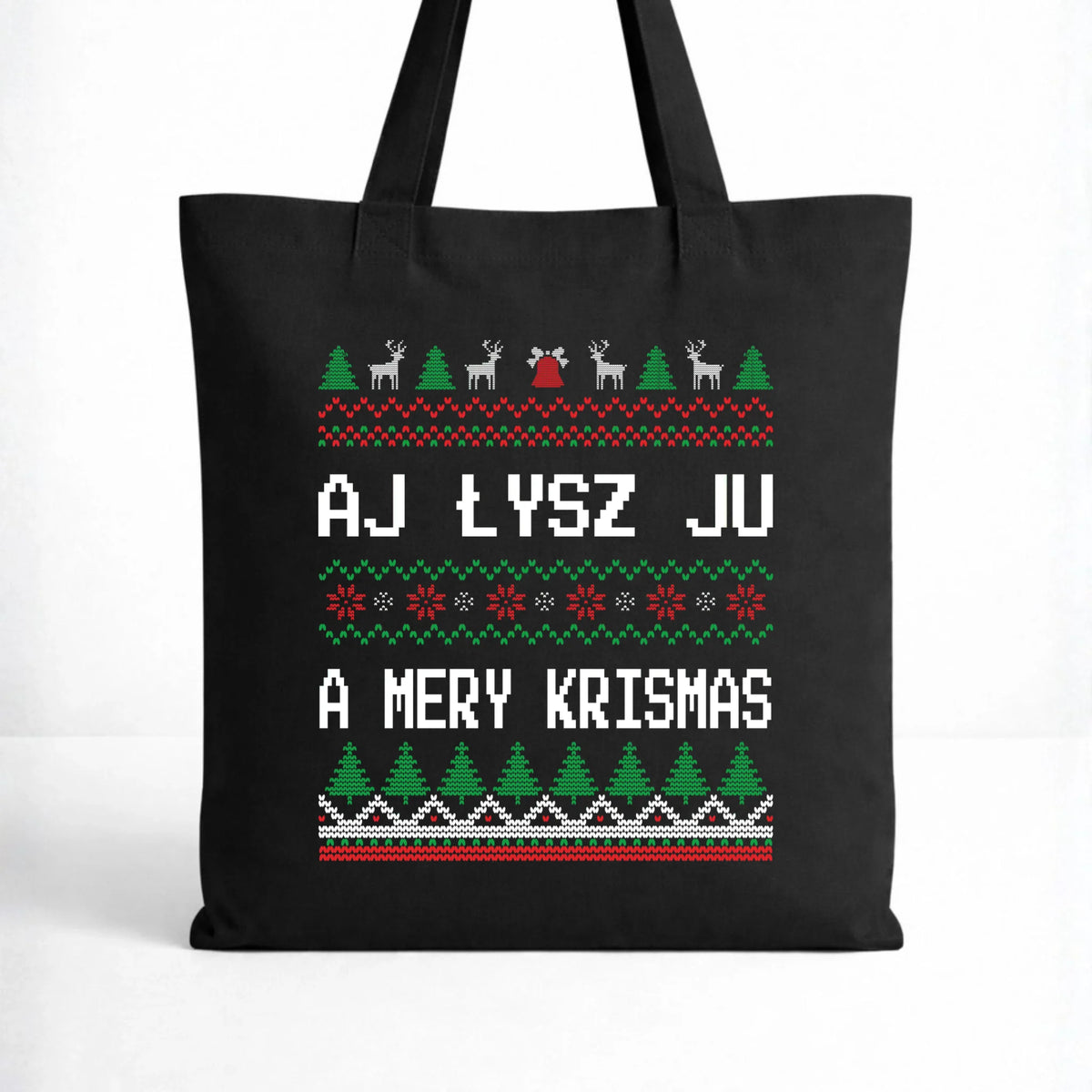 Torba świąteczna - Aj łysz ju a mery krismas BN12