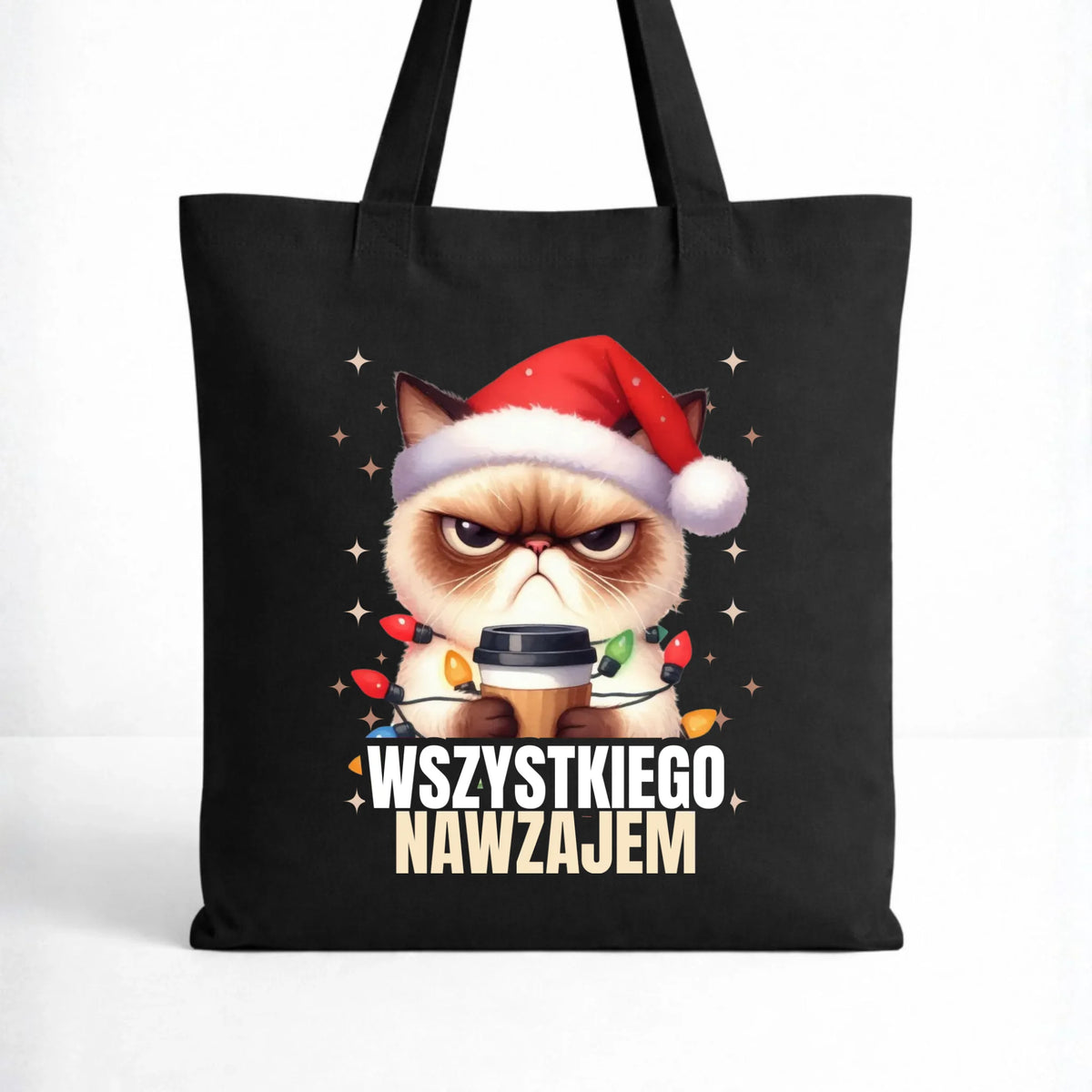 Torba świąteczna - Grumpy Cat Wszystkiego nawzajem BN33
