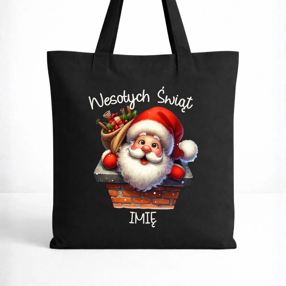 Torba świąteczna - prezent na Mikołajki Mikołaj - personalizowana BN08