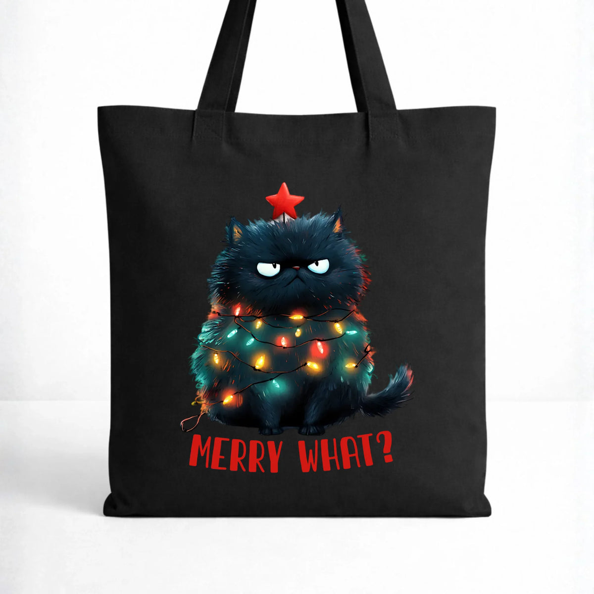 Torba świąteczna - Grumpy Cat Merry what? BN37