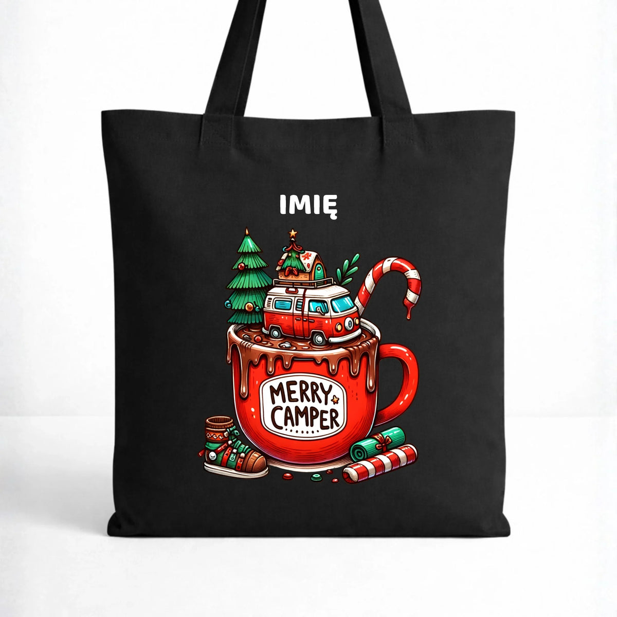 Torba świąteczna - Kamper Merry Camper - personalizowana BN43