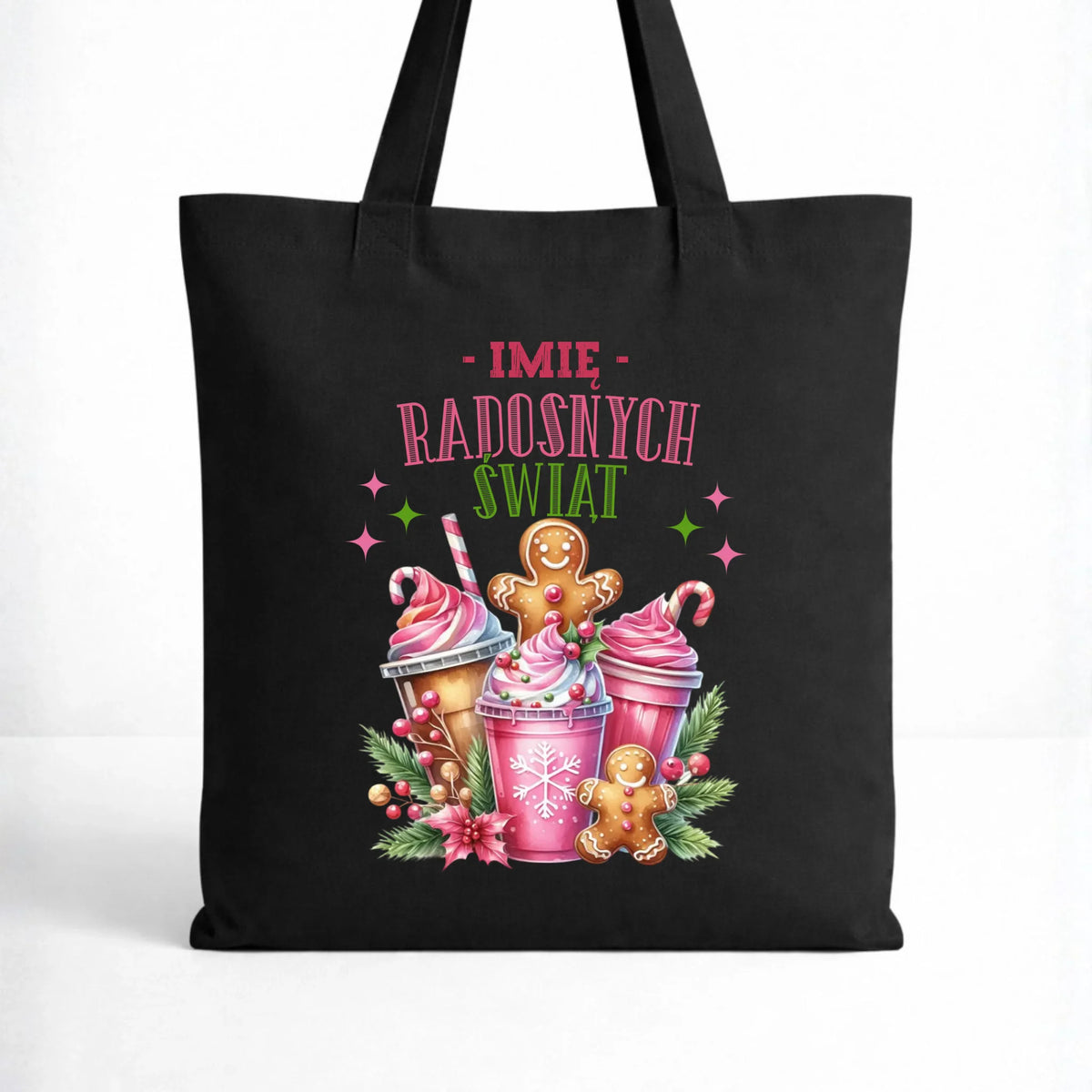Torba świąteczna - Radosnych Świąt - personalizowana BN58