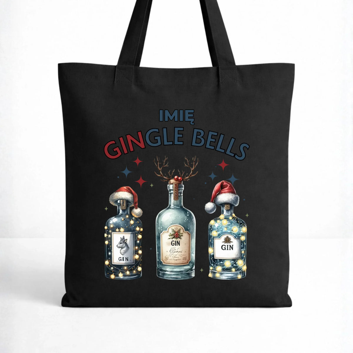 Torba świąteczna - Gin Gingle bells - personalizowana BN68