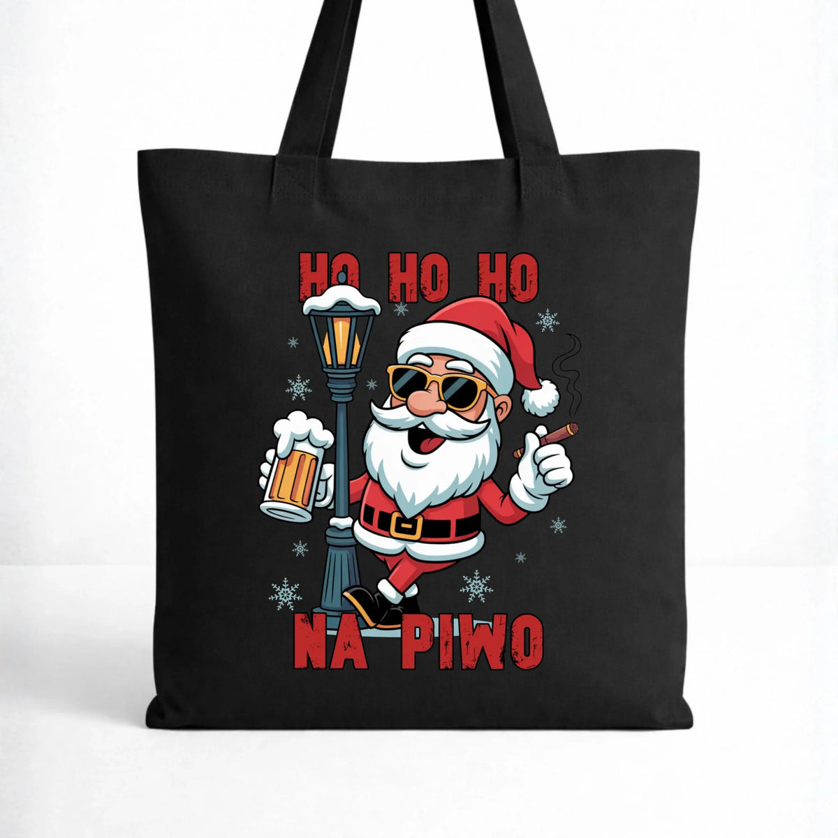 Torba świąteczna - Mikołaj Ho ho ho na piwo BN64