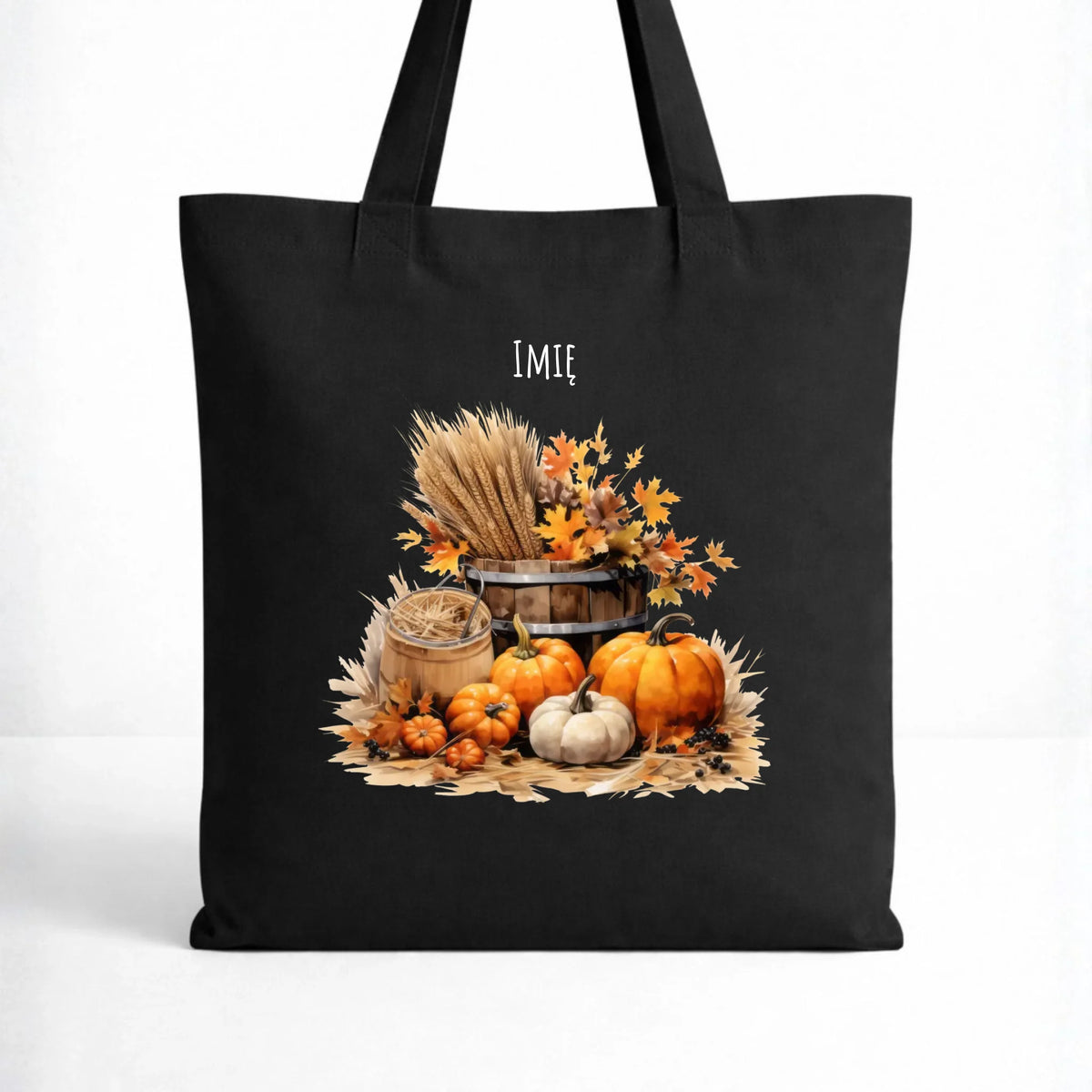 Torba na jesień - Harvest vibes - personalizowana JS09