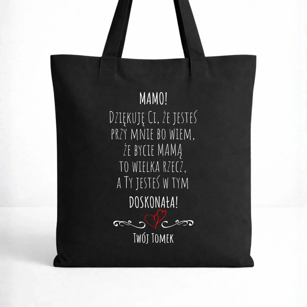 Torba dla mamy z podziękowaniem - Mamo jesteś doskonała - personalizowana DM10