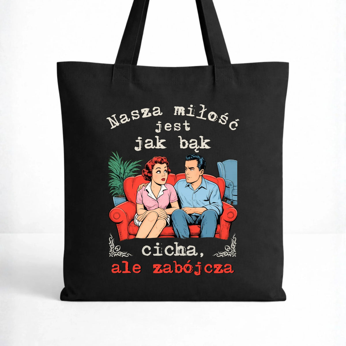 Torba dla par - Nasza miłość jest jak bąk W70