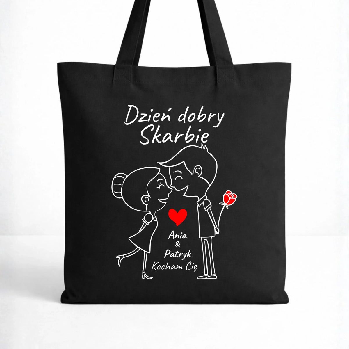 Torba dla dla par - Dzień dobry Skarbie - personalizowana W15