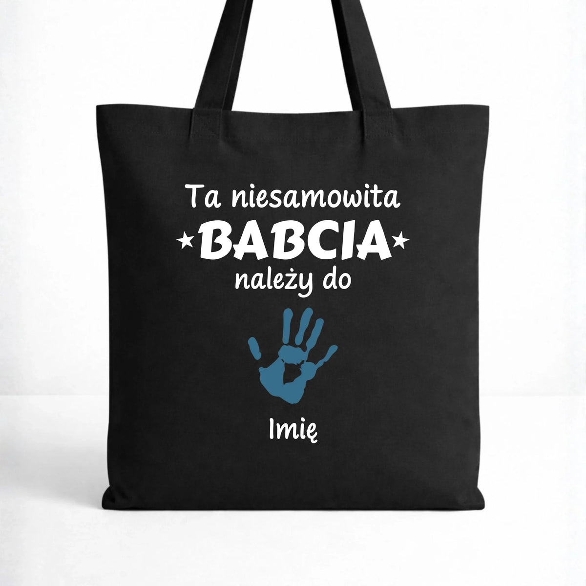 Torba dla babci - Babcia należy do wnuków 1–6 imion – personalizowana B33