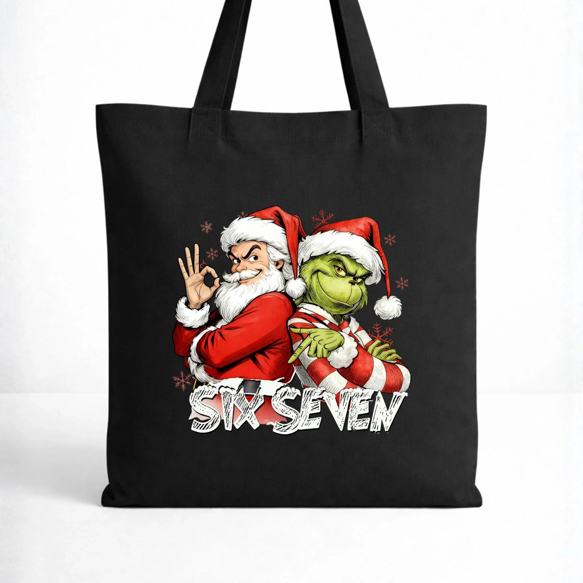 Torba świąteczna - Mikołaj i Grinch six seven 67 BN148