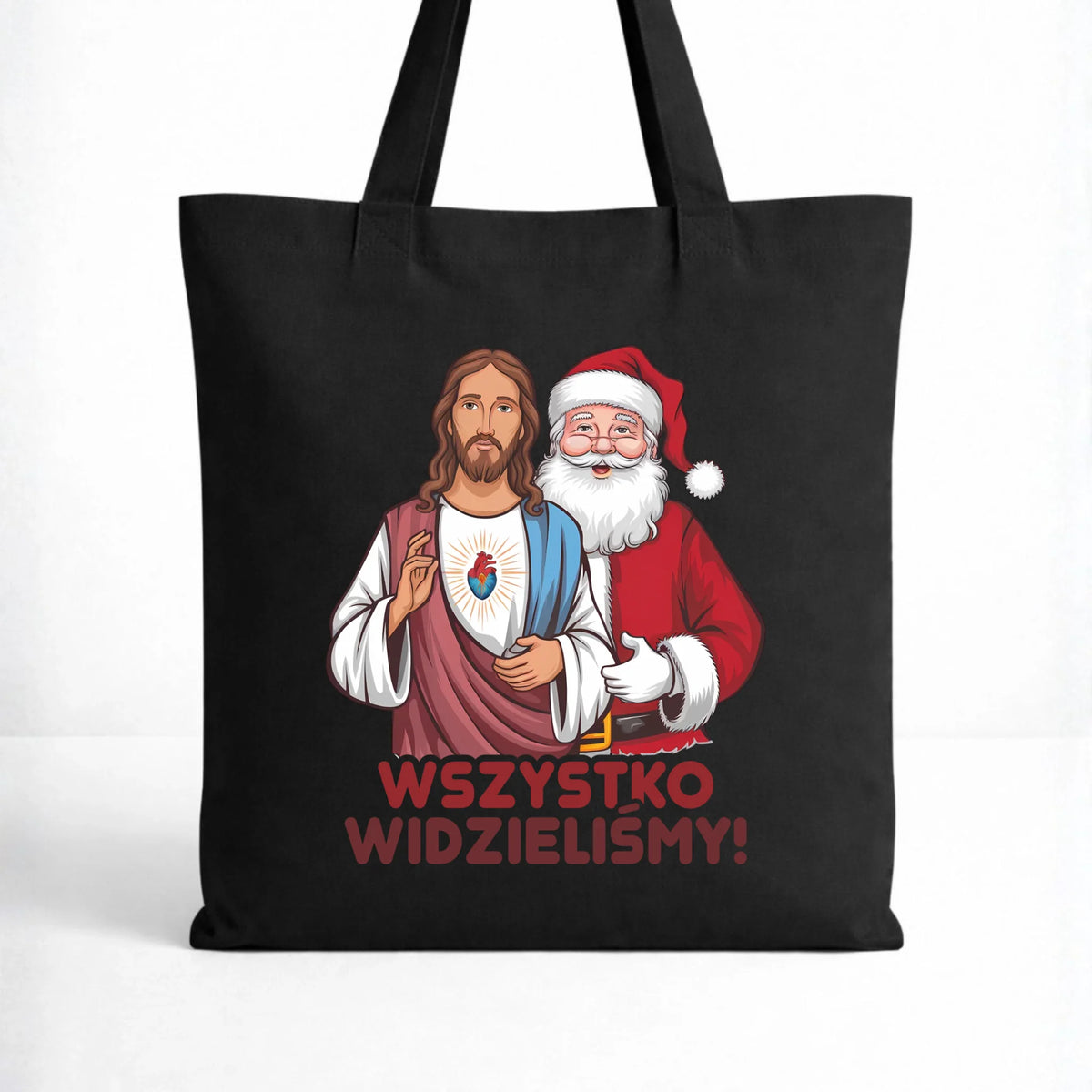 Torba świąteczna - Jezus i Mikołaj Wszystko widzieliśmy BN89