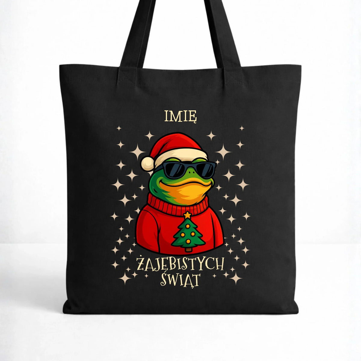 Torba świąteczna - Żajebistych Świąt - personalizowana BN144