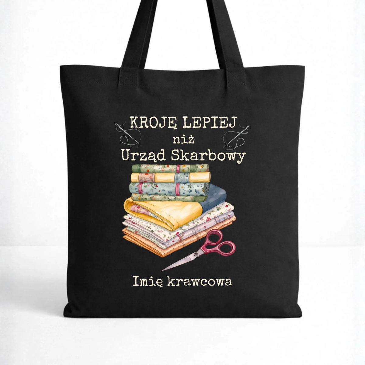 Torba szyciowa dla krawcowej - Kroję lepiej niż US - personalizowana HS33