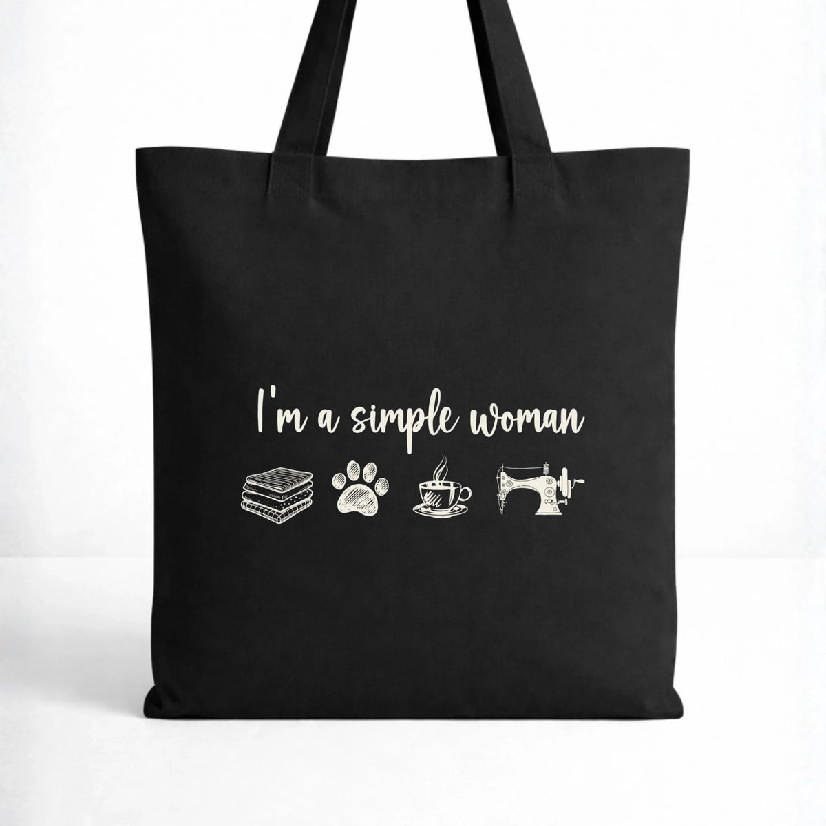 Torba szyciowa dla krawcowej - I'm a simple woman HS20