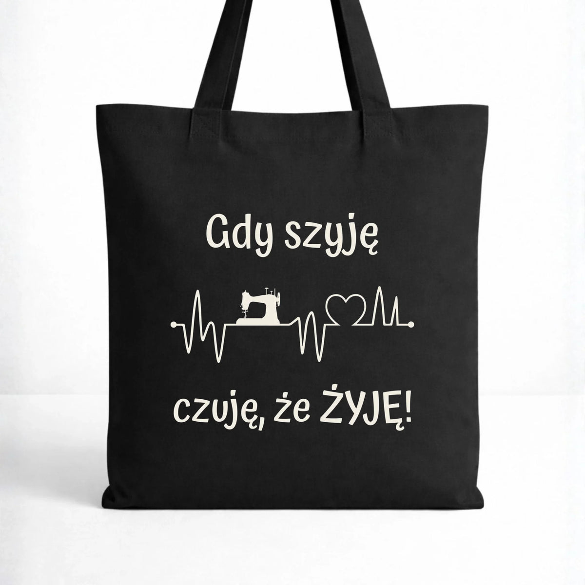 Torba szyciowa dla krawcowej - Gdy szyję czuję, że żyję HS12