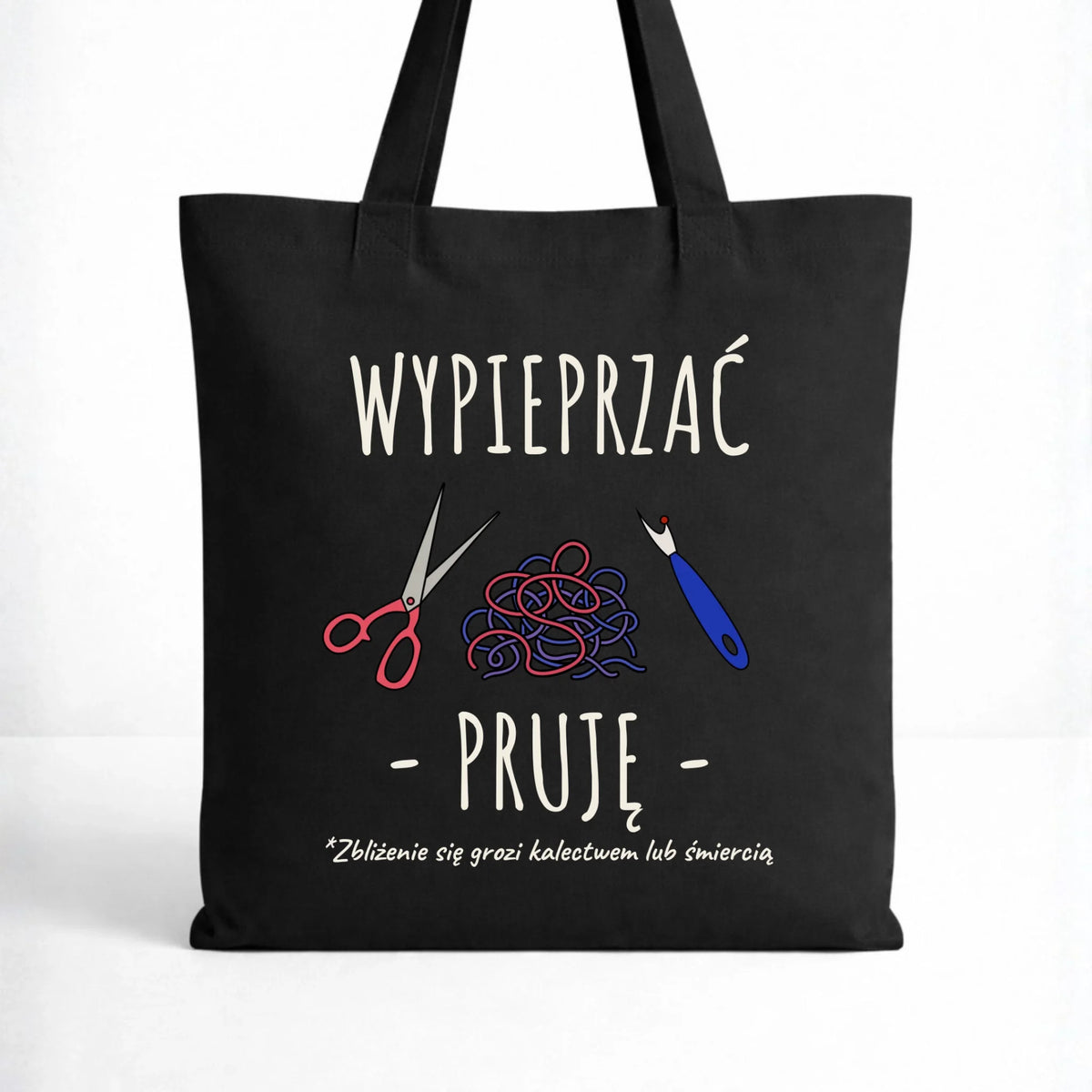 Torba szyciowa dla krawcowej - Wypieprzać, pruję HS08