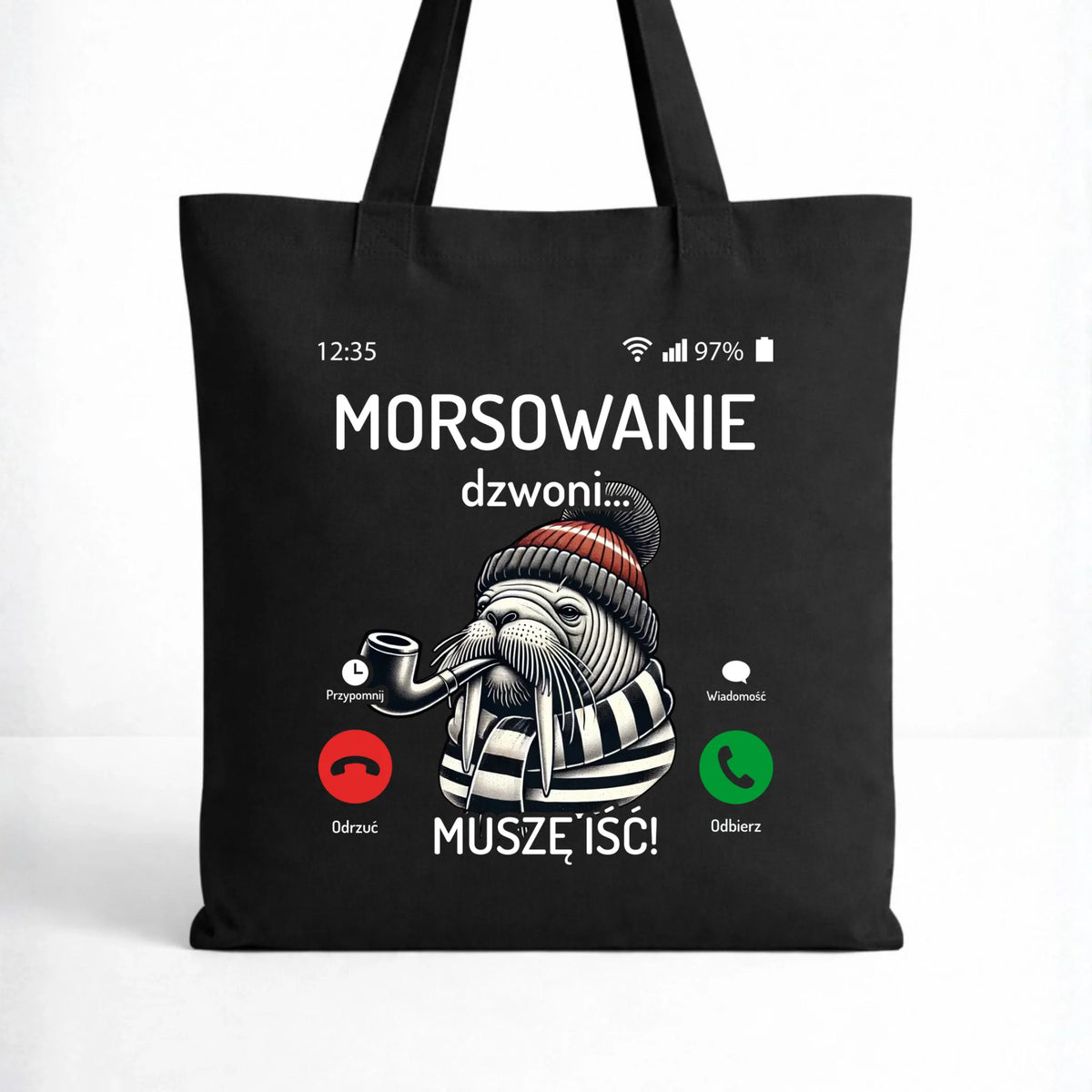 Torba - prezent dla morsa - Morsowanie dzwoni muszę iść - Mors HM19