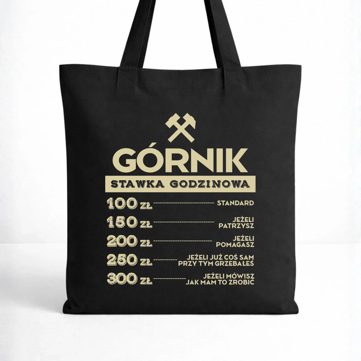 Torba - prezent dla górnika - Górnik stawka godzinowa G14