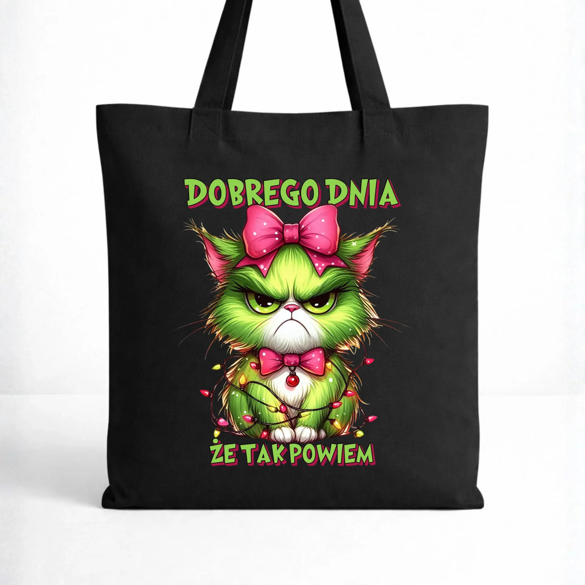 Torba świąteczna - prezent dla niej - Grinch dobrego dnia, że tak powiem BN153