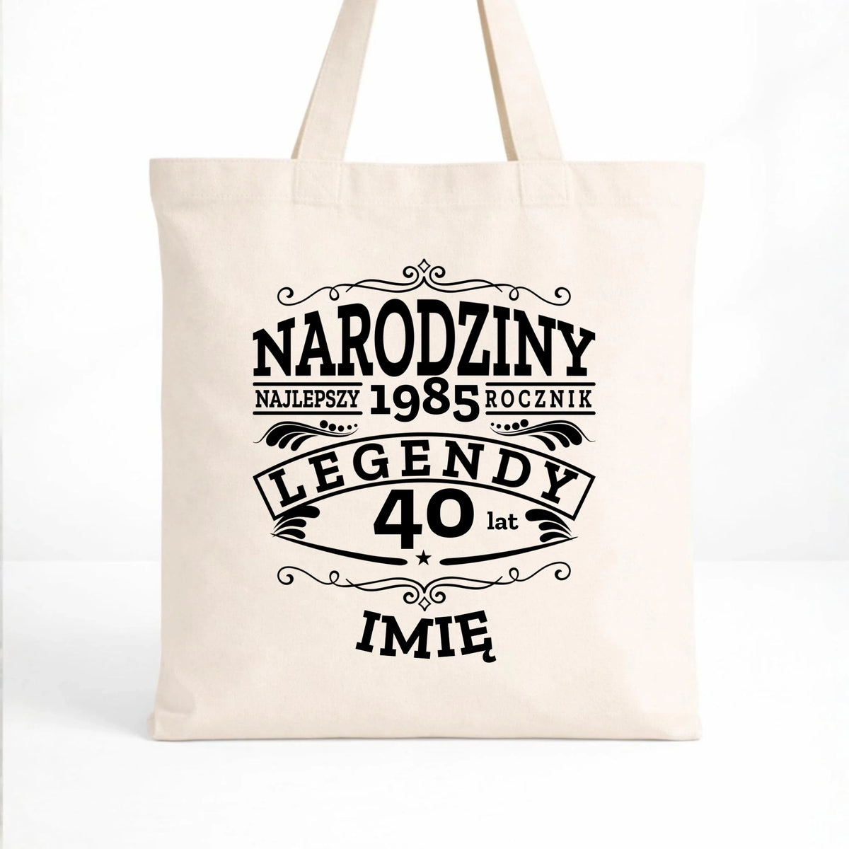 Torba na urodziny - Narodziny Legendy - personalizowana