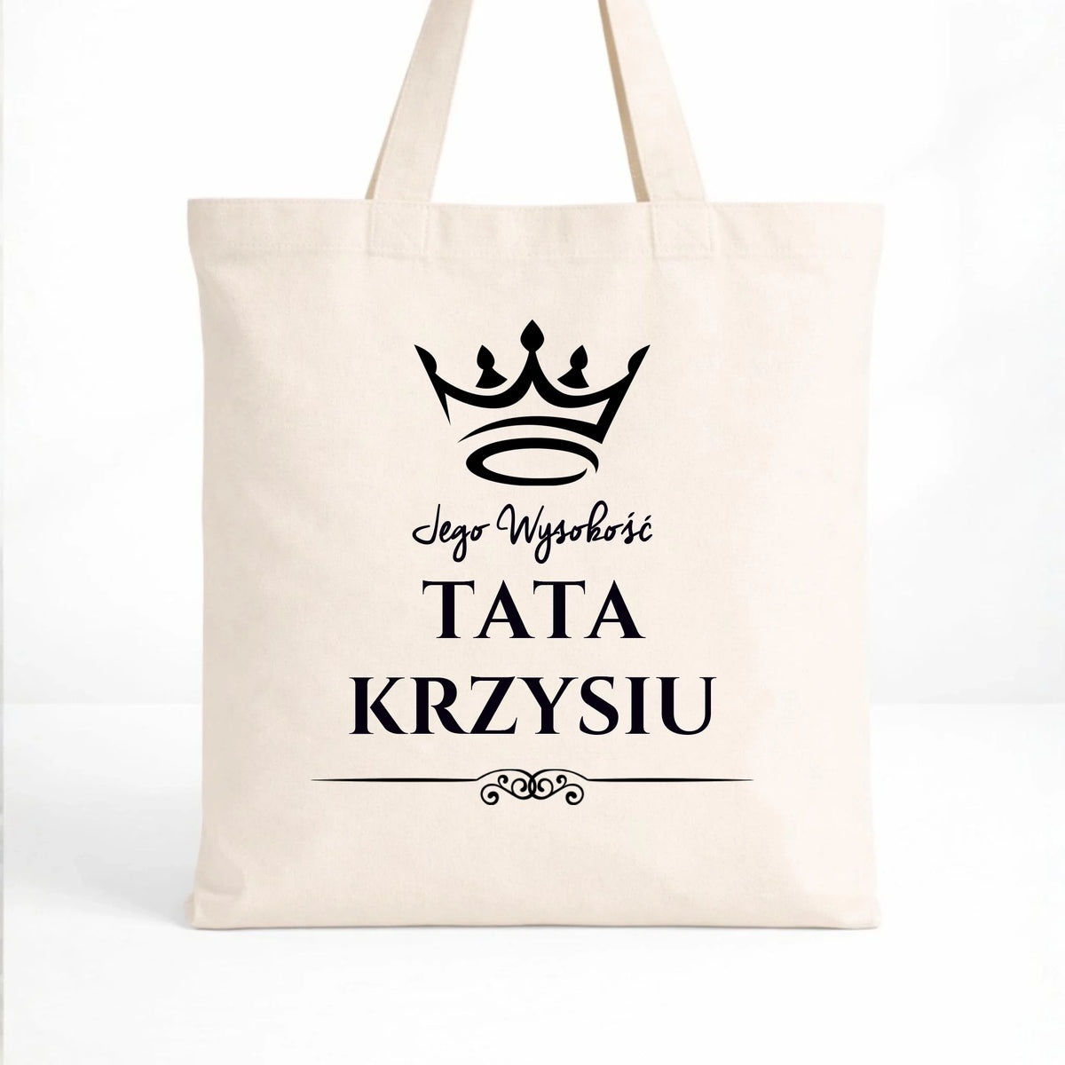 Torba dla taty - Jego Wysokość Tata - personalizowana DT11