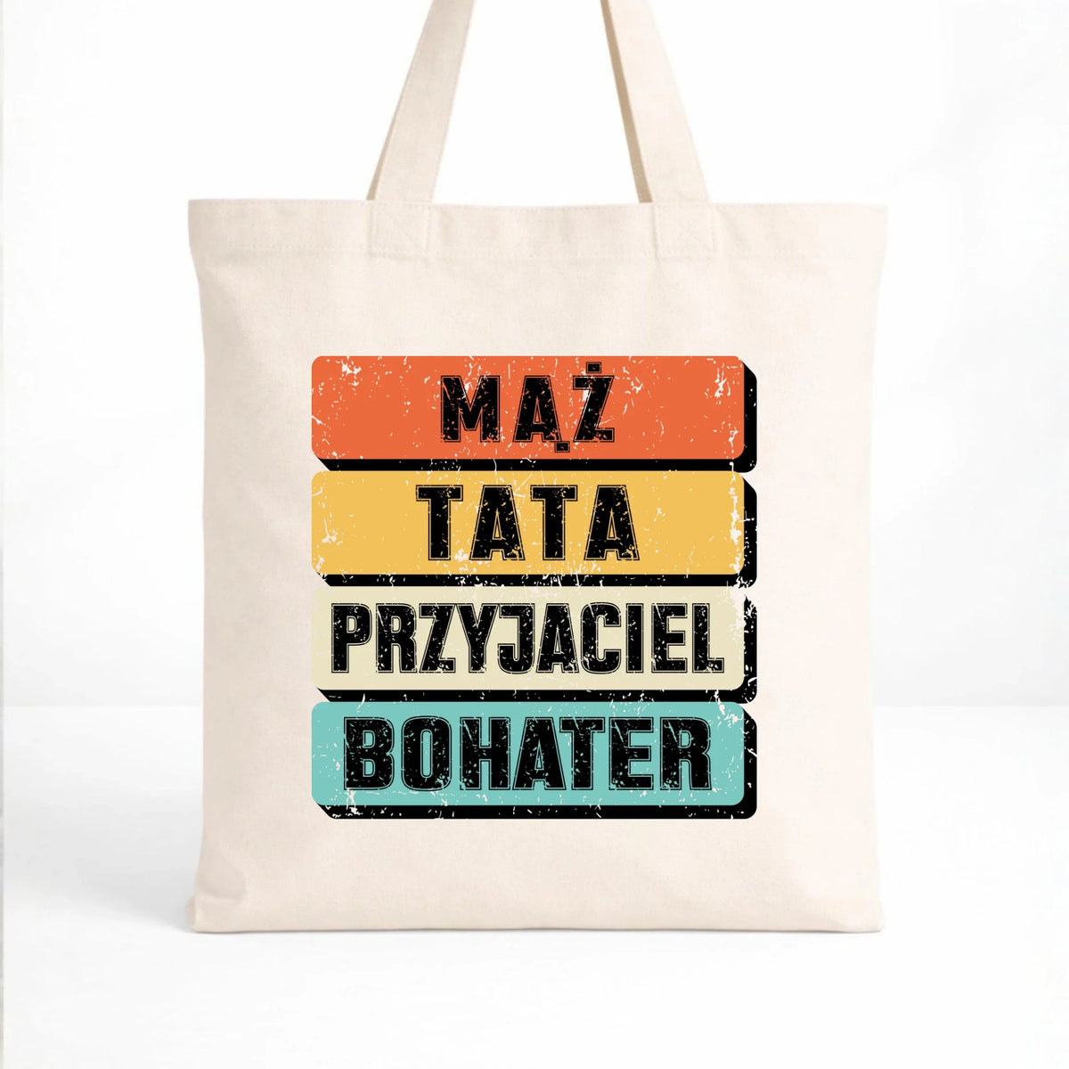 Torba dla taty - Mąż Tata Przyjaciel Bohater DT05