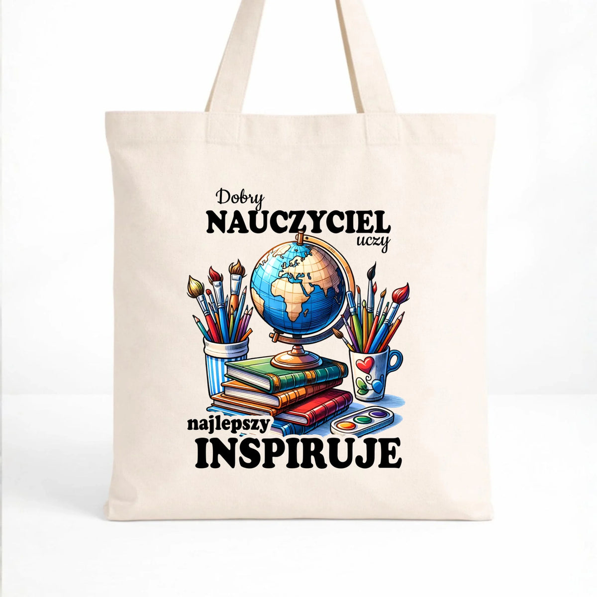 Torba dla nauczyciela - Dobry nauczyciel uczy najlepszy inspiruje N72