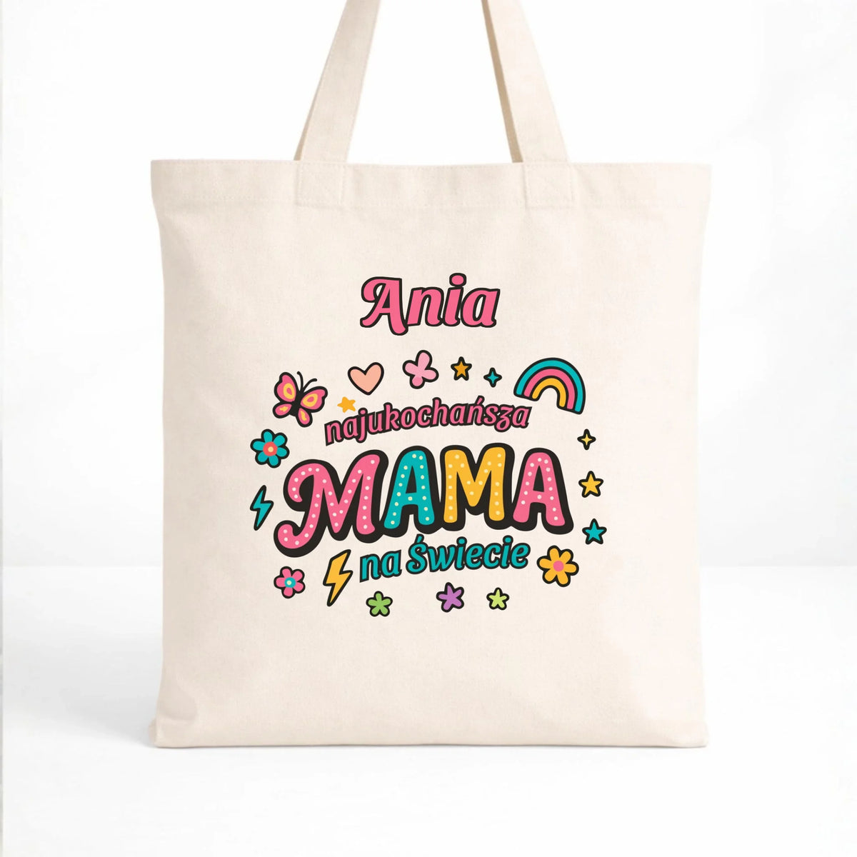 Torba dla mamy - Najukochańsza mama na Świecie - personalizowana DM03