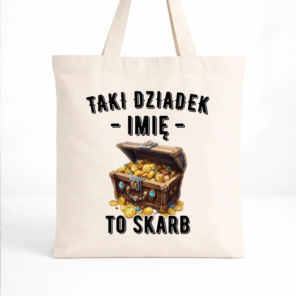 Torba dla dziadka - Taki dziadek to skarb - personalizowana D19