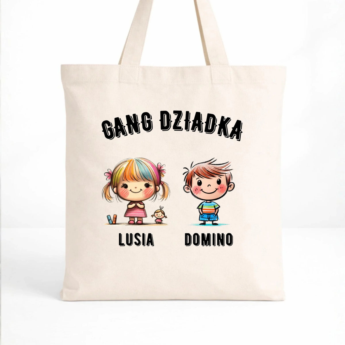 Torba dla dziadka - Gang Dziadka imiona wnuków 2-6 - personalizowana D18