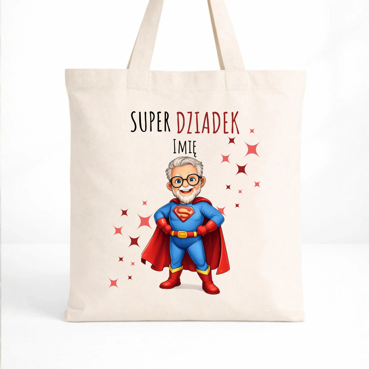 Torba dla dziadka - Super Dziadek - personalizowana D02
