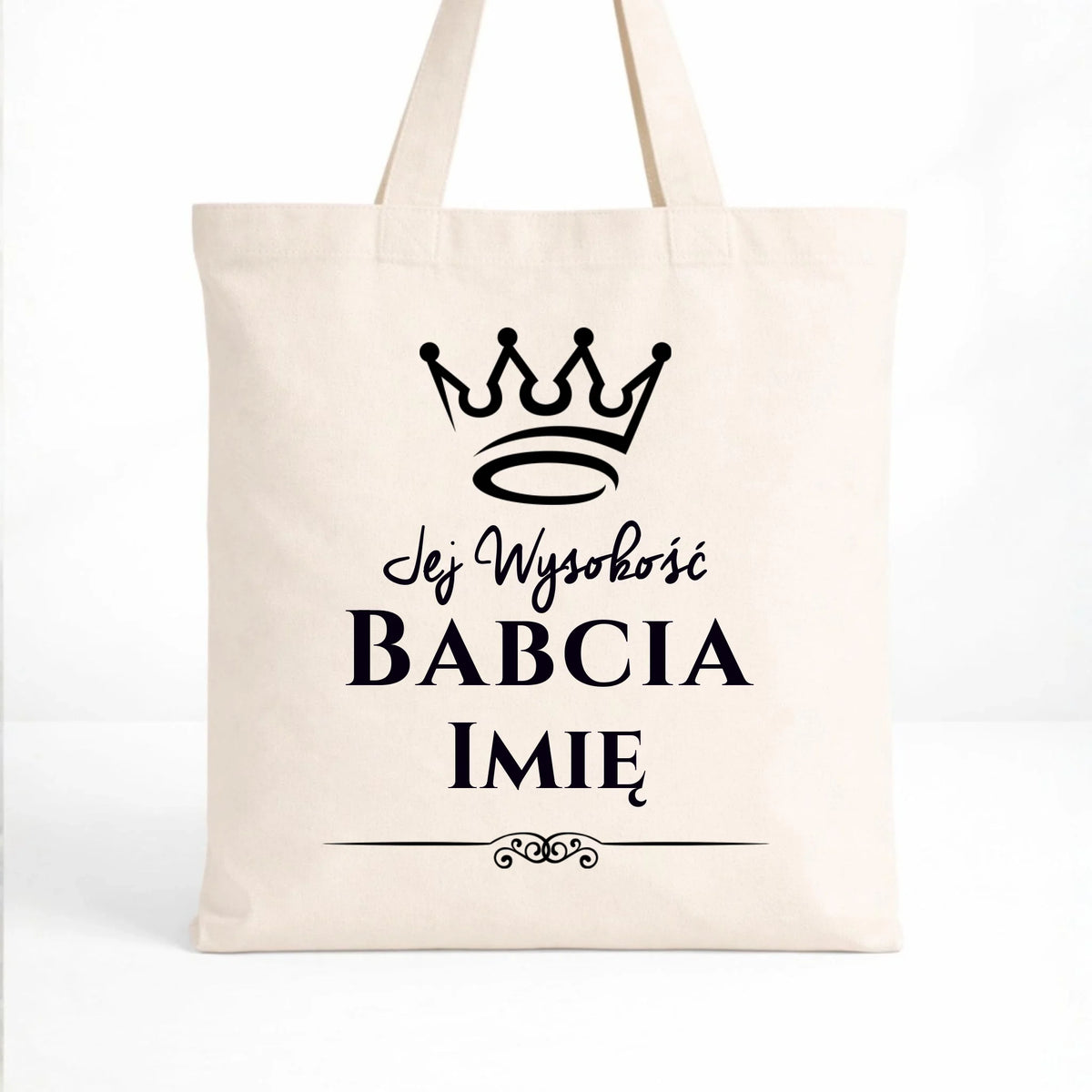 Torba dla babci - Jej Wysokość Babcia - personalizowana B11