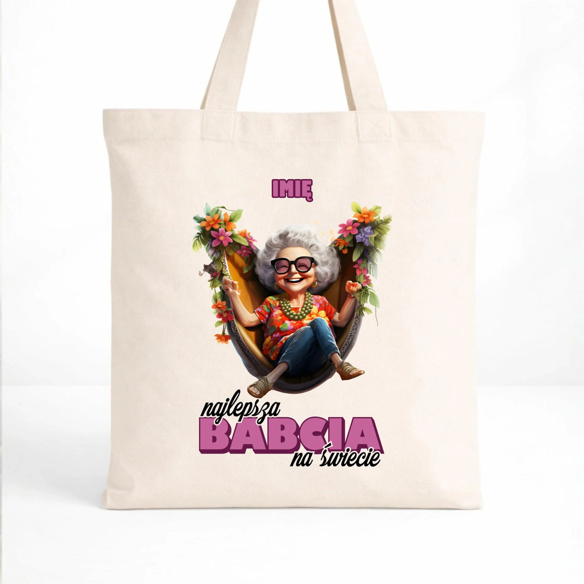 Torba dla babci - Najlepsza Babcia na świecie - personalizowana B14