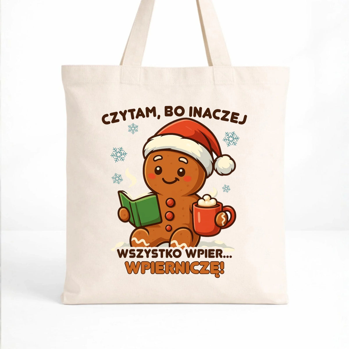 Torba świąteczna - Czytam, bo inaczej wszystko wpier... wpierniczę BN79
