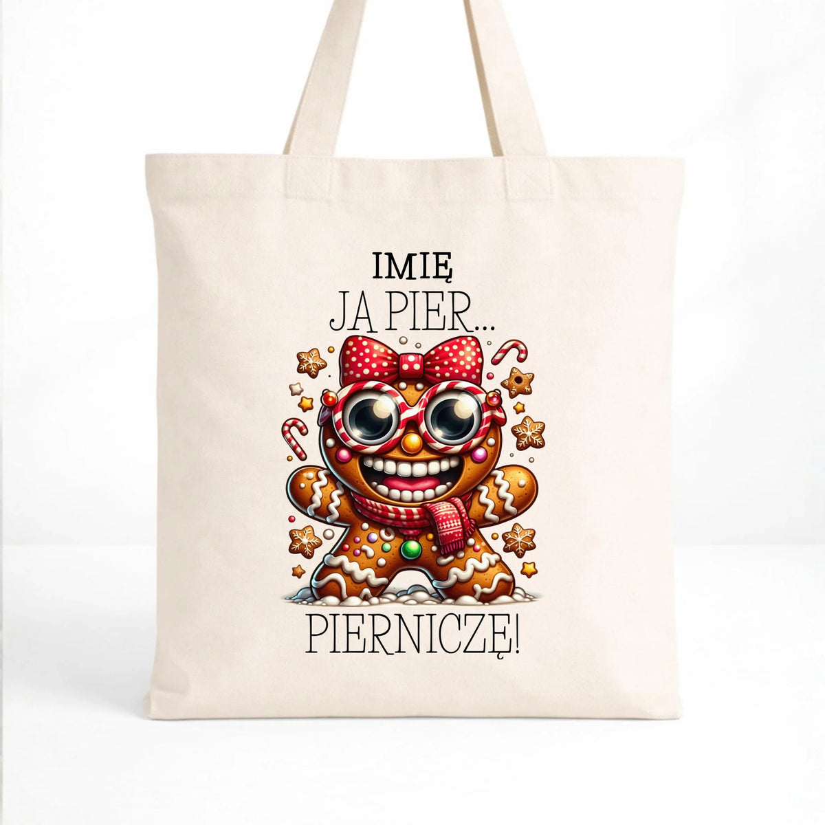 Torba świąteczna - Babeczka Ja pierniczę - personalizowana BN95