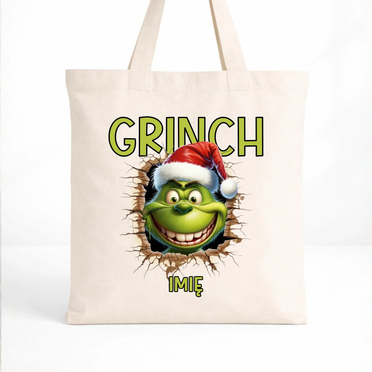 Torba świąteczna - Grinch - personalizowana BN112