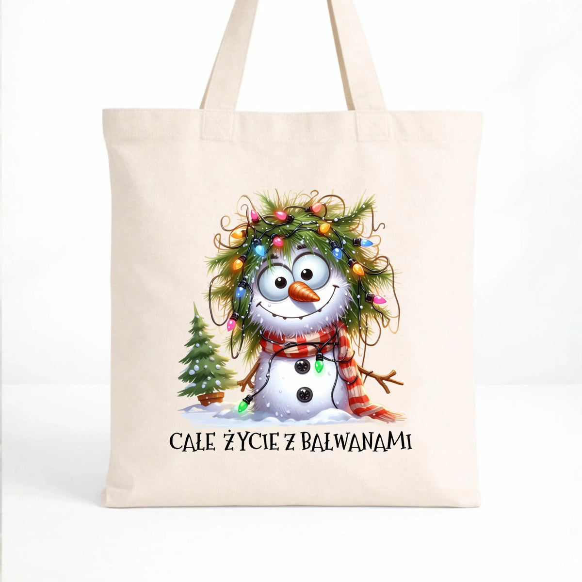 Torba świąteczna - Całe życie z bałwanami BN125