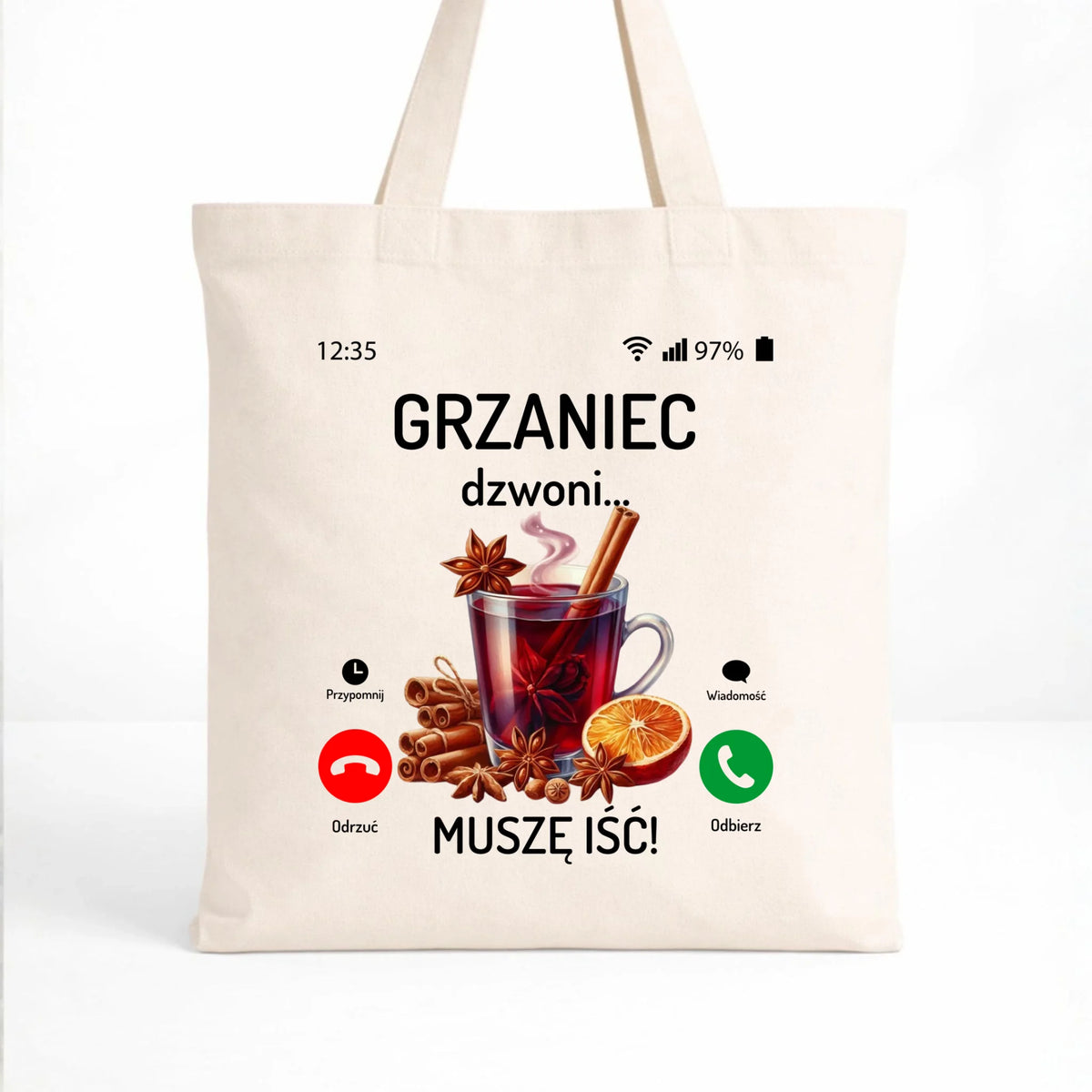 Torba świąteczna - Grzaniec dzwoni, muszę iść BN127