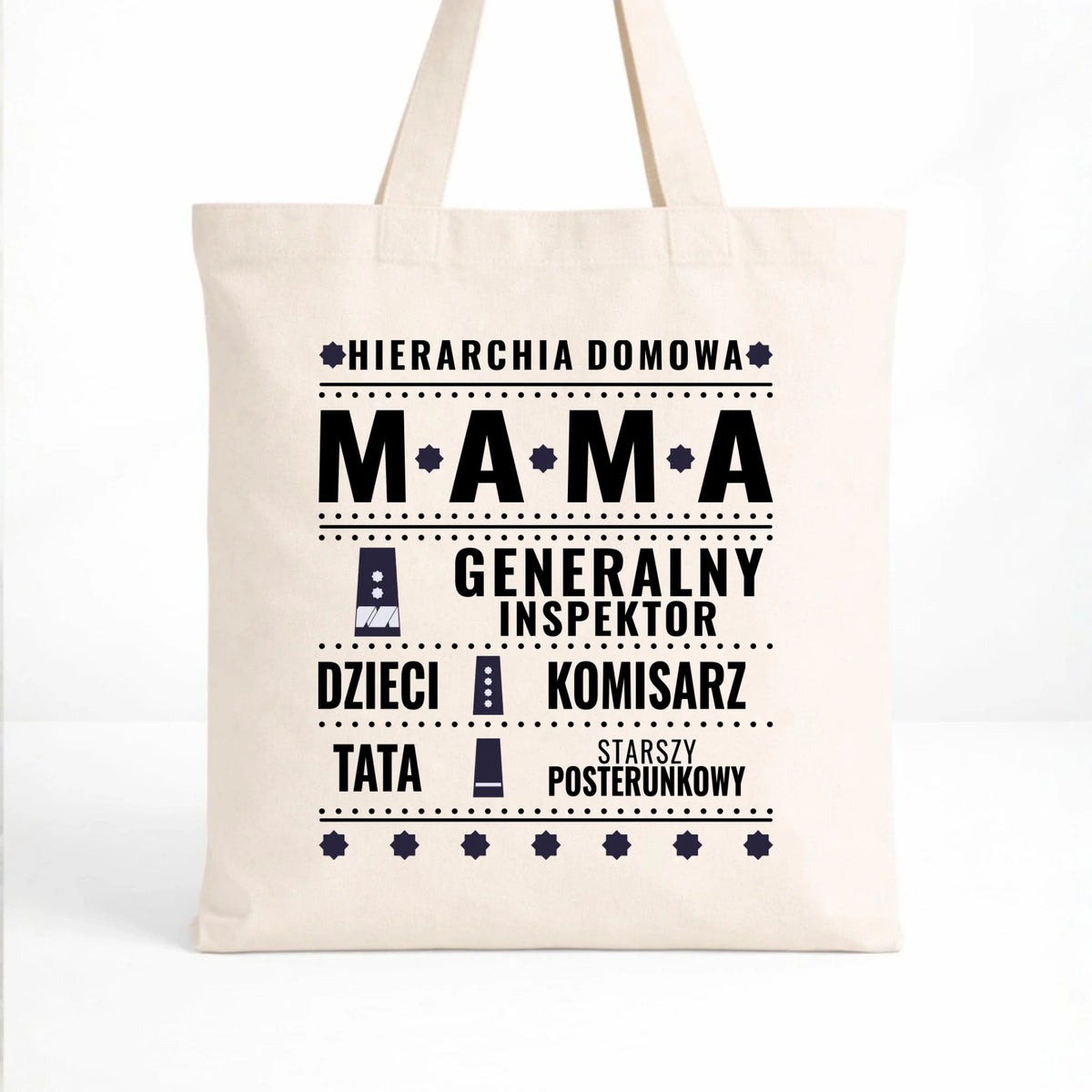 Torba dla mamy - Generał Mama Policja - personalizowana DM41