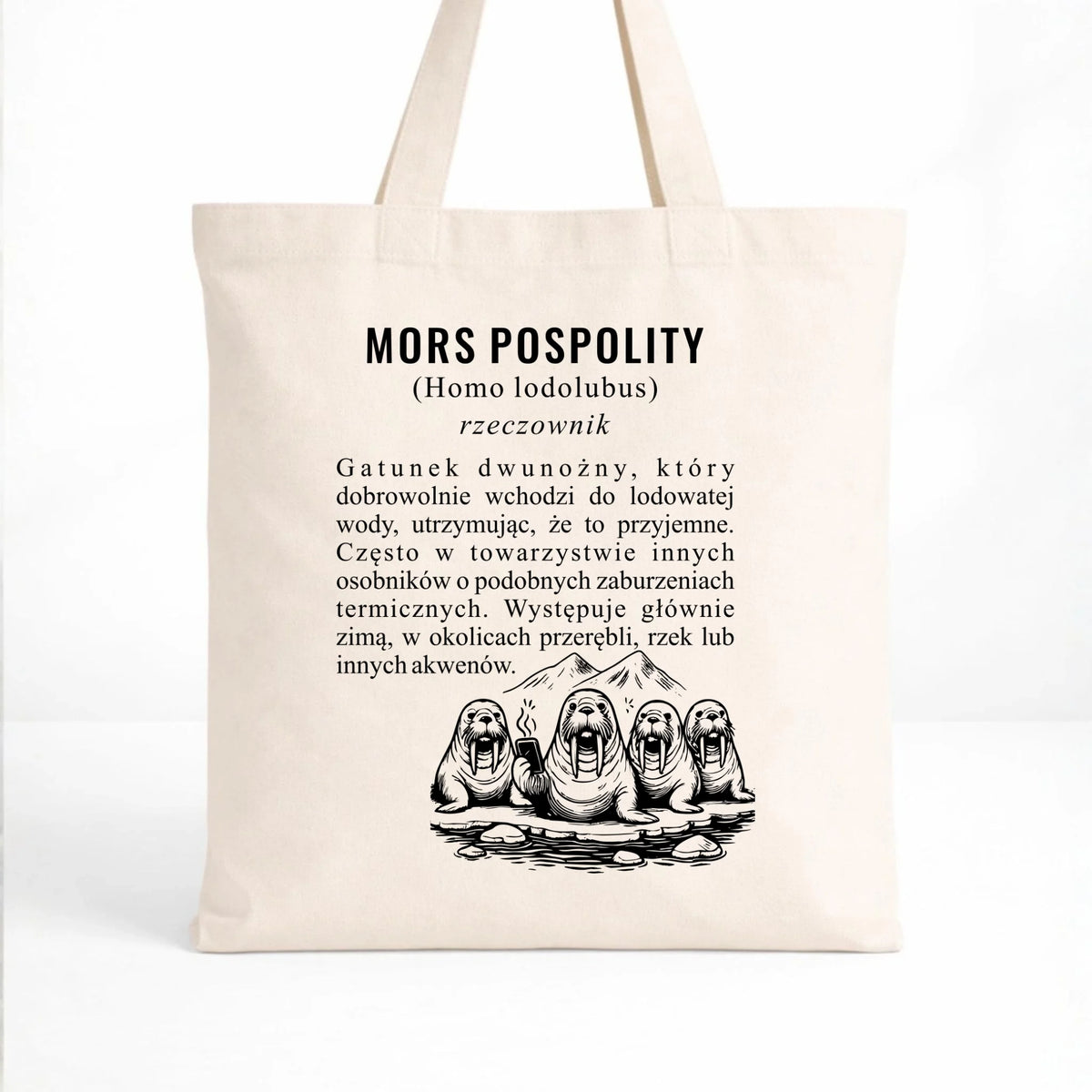 Torba - prezent dla morsa - Mors pospolity [Homo lodolubus] HM12