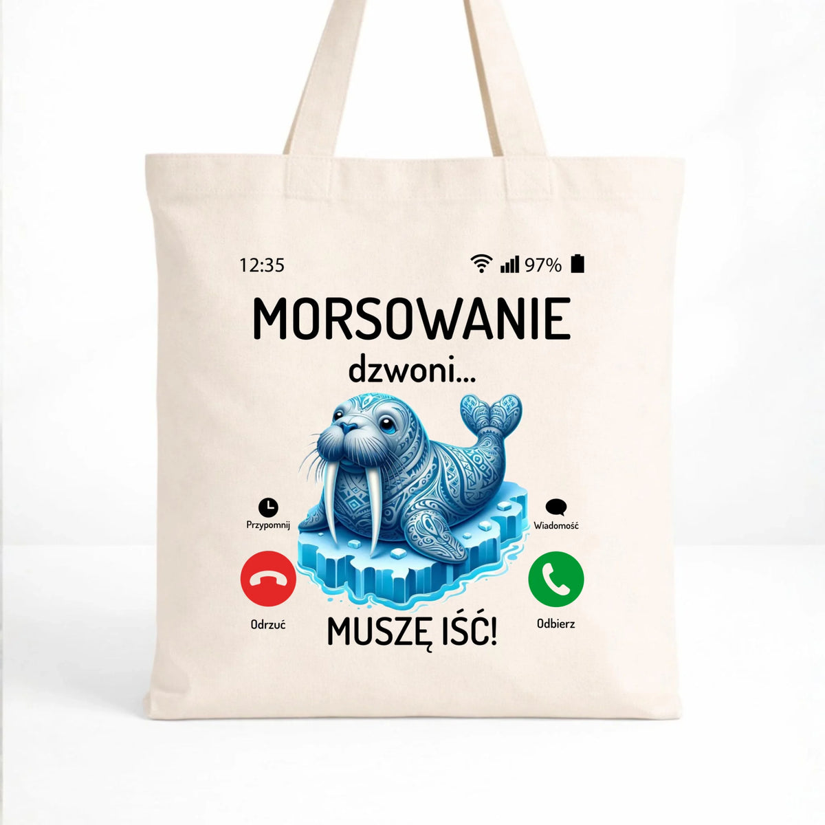 Torba - prezent dla morsa - Morsowanie dzwoni muszę iść - Mors HM04