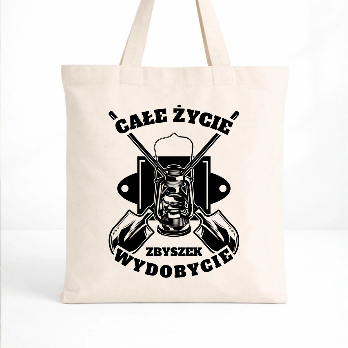 Torba - prezent dla górnika - Całe życie wydobycie - personalizowana G01
