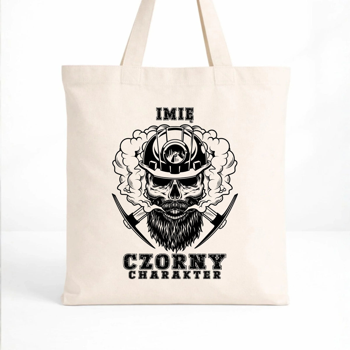 Torba - prezent dla górnika - Czorny charakter - personalizowana G06