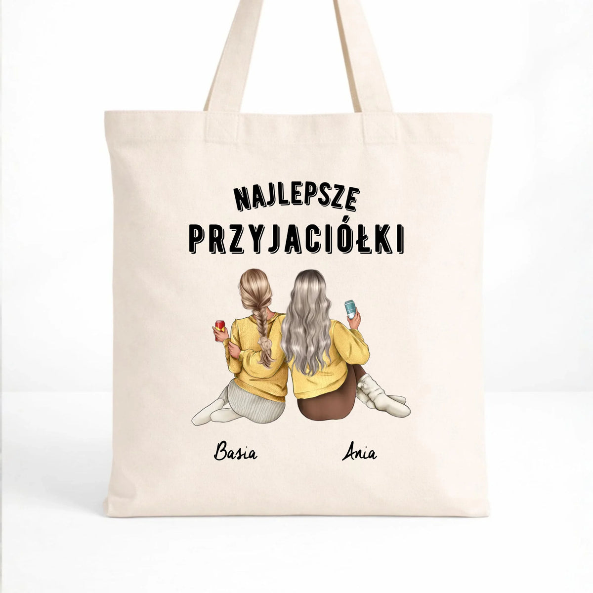 Torba - prezent dla przyjaciółek - Najlepsze przyjaciółki 2-4 osób - personalizowana PR01