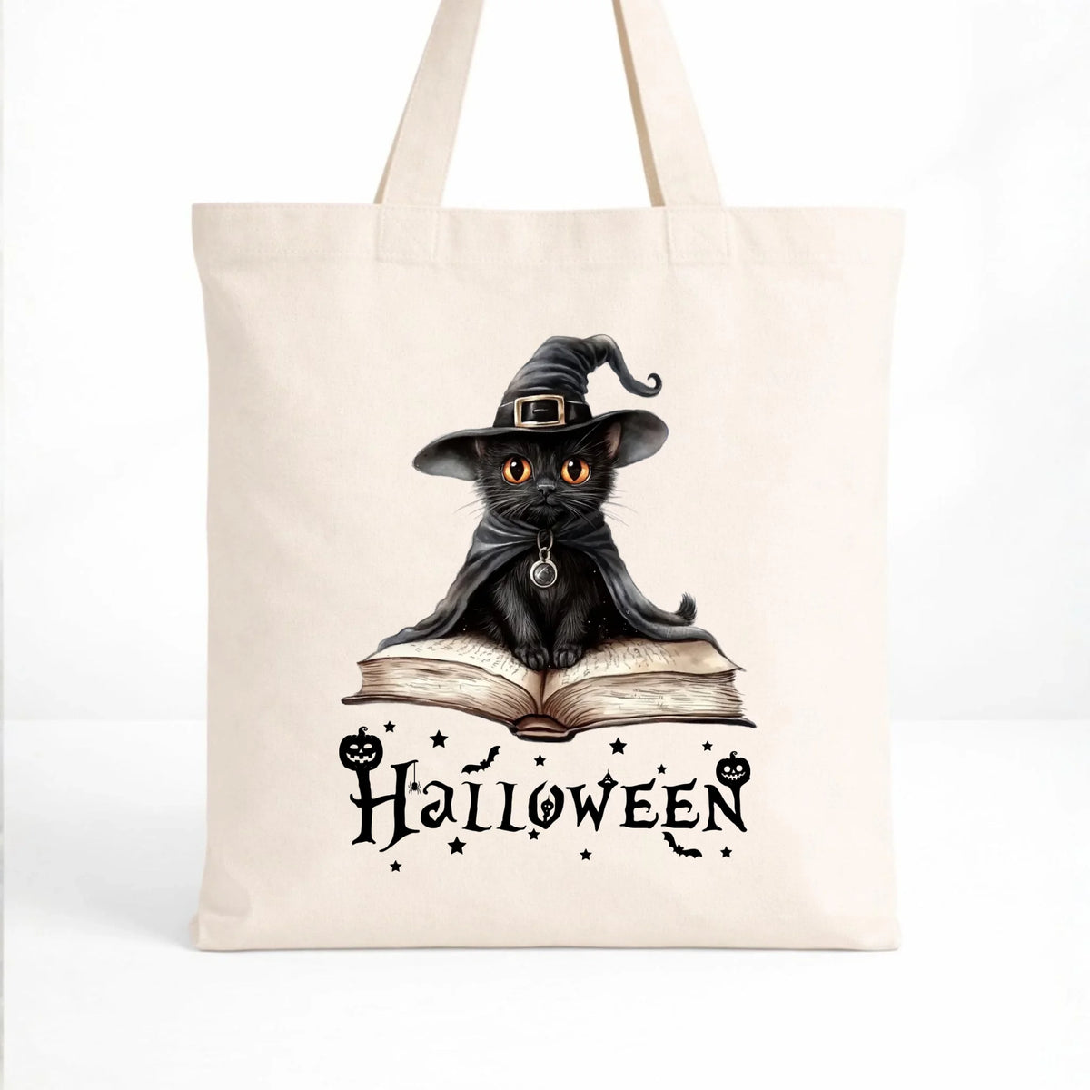 Torba eko na Halloween - Kot Czarodziej HL06