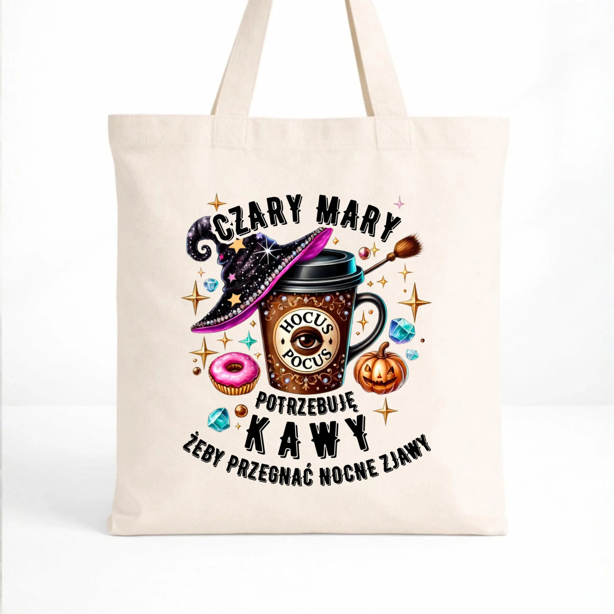 Torba na Halloween - Potrzebuję kawy HL03