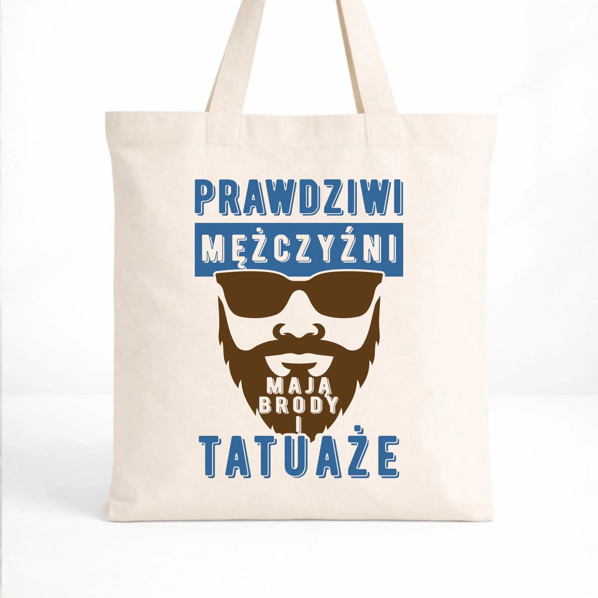 Torba - Prezent dla faceta - Prawdziwi mężczyźni mają brody i tatuaże DCH22