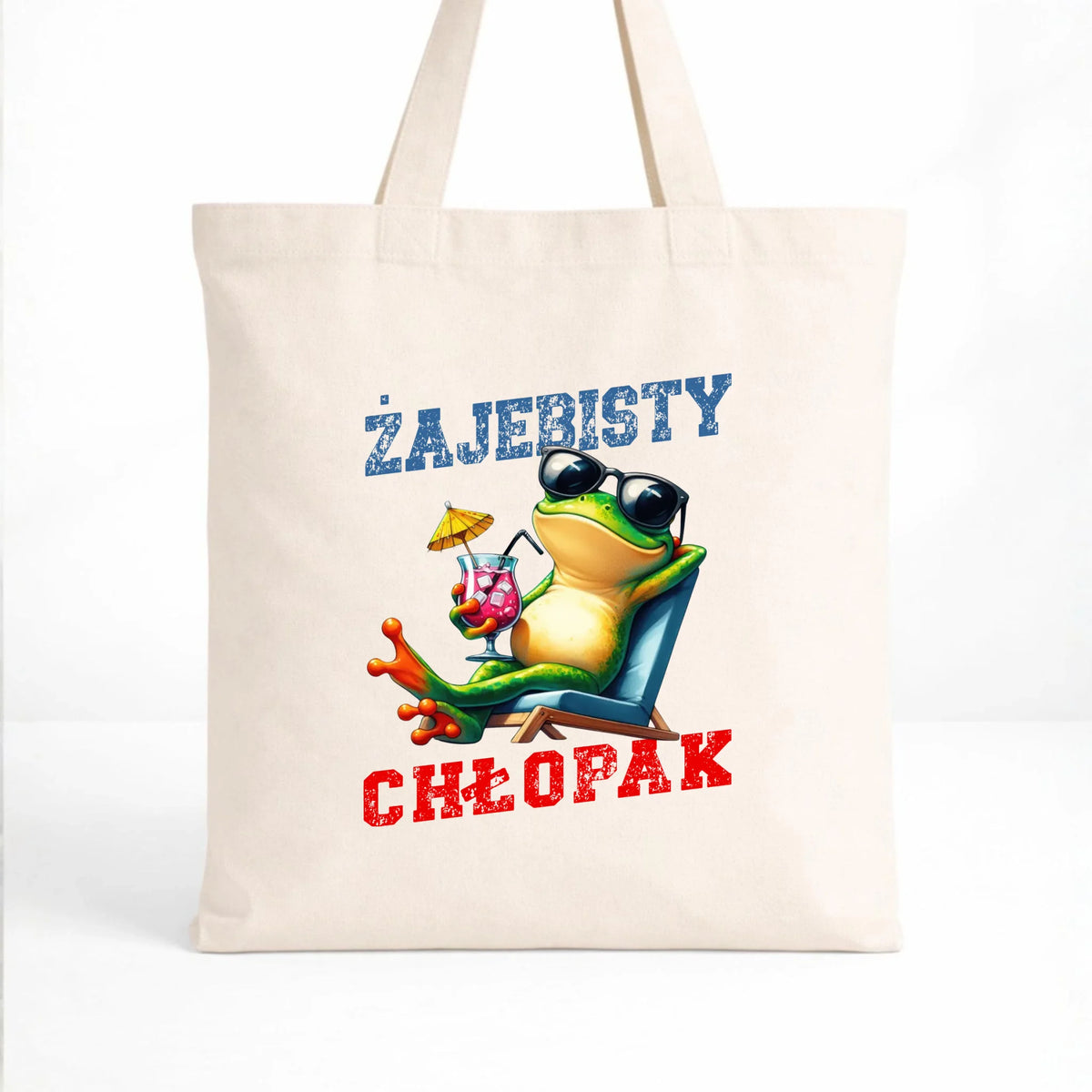 Torba z żabą - prezent dla chłopaka - Żajebisty chłopak DCH19