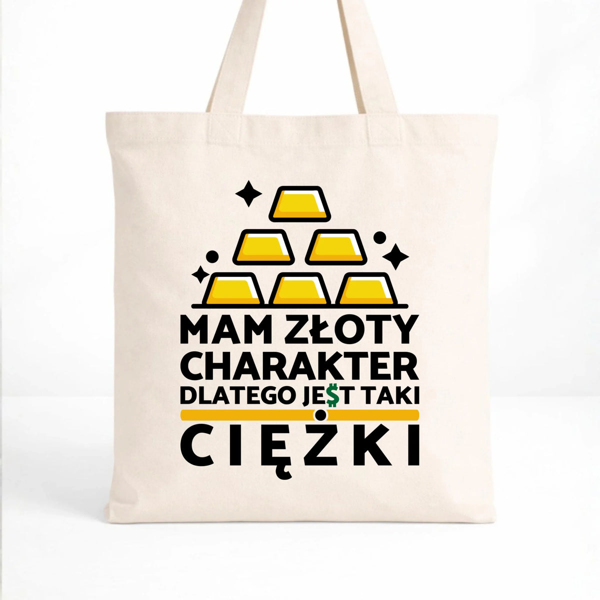 Torba - prezent dla chłopaka - Złoty charakter DCH16